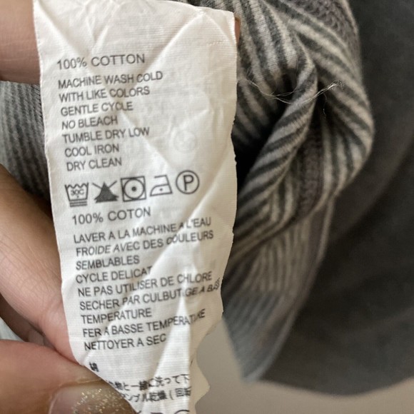 Tommy Bahama Mens Sweater Size Large Cotton Quarter Zip Pullover Gray - Picture 10 of 10